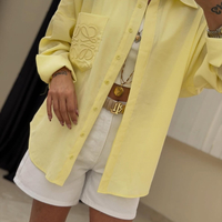 “Loewe Style” yellow - Oversize риза