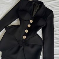 “Royal Noir” 3-Piece Set - Елегантен костюм с корсет