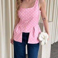 “Peplum Dots Chic” yellow - ТОП