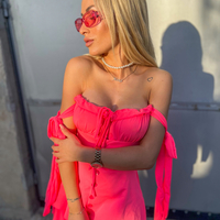 Рокля тип Корсет Pink