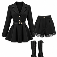 “  Bellissima” black – рокля с панталонки с дантела