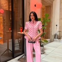 “Polka Elegance Blazer” pink - сако
