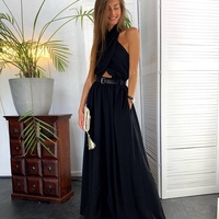 “HALTER ELEGANCE” black - гащеризон