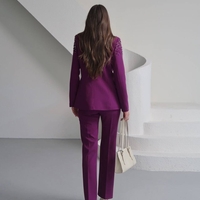 Elegance Power Suit Purple - Сако и панталон