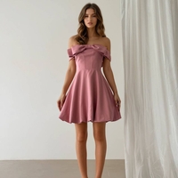 Eleganza – Елегантна рокля с панделка Pink