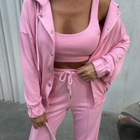 Ona Flow Set Pink - спортно-елегантен комплект от 3 части