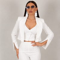 “ Sofia Pinstripe “ white - сако, елек и панталон