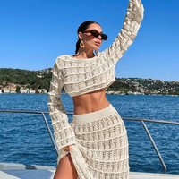 Sunset Breeze – плажен комплект от къс топ и дълга пола