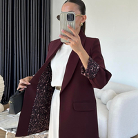 Tailored Blazer burgundy – Издължено  сако