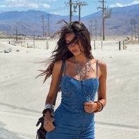 “ Denim Dress” dark - дънкова рокля