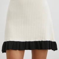 Жилетка и пола „Monochrome Chic“ Ecru