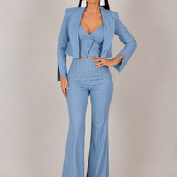 “ Sofia Pinstripe “ blue - сако, елек и панталон