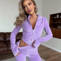 Velour Chic  Pиrple - спортен екип от кадифе