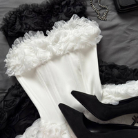 “ Angel Rosé Bloom Corset” Dress - Бяла рокля