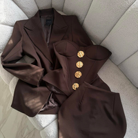 “Royal Mocha” 3-Piece Set - Елегантен костюм