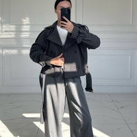 Rocker Fit Преходно палто с колан на райе