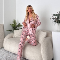 Луксозна сатенена пижама „Silky Dream“ Панда