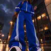 “ Urban Comfort” blue - Спортен ватиран екип