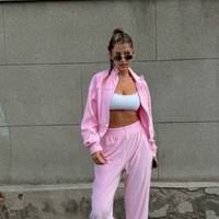 Velour Touch Set Pink – спортен екип от мек велур