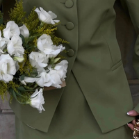 Bloom Set green/ Сако и пола