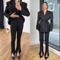 ROYAL EDGE Black Елегантен официален костюм