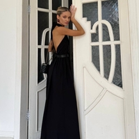 “HALTER ELEGANCE” black - гащеризон