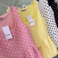 “Peplum Dots Chic” yellow - ТОП