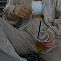 Velour Touch Set Beige – спортен екип от мек велур