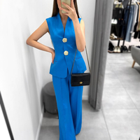 GOLD BUTTON Blue Костюм елек и панталон