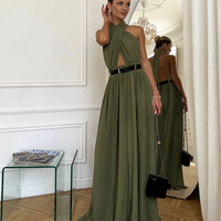 “HALTER ELEGANCE” green - гащеризон