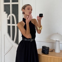 “HALTER ELEGANCE” black - гащеризон