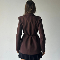 Mocha Modern Blazer - Кафяв Блейзър