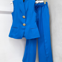 GOLD BUTTON Blue Костюм елек и панталон