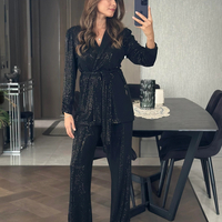“Shine Party Suit” Black – Елегантен костюм с пайети