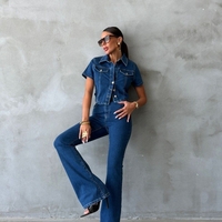 “ Denim Sky Set” - dark blue - дънков комплект