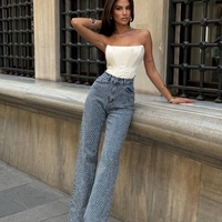 Дънки Crystal Shine