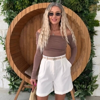 “ Sofia Chic” white -Къси панталони