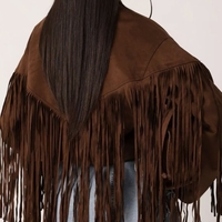 “ Western Style” - Велурено яке с ресни