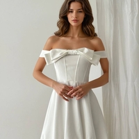 Eleganza – Елегантна рокля с панделка white