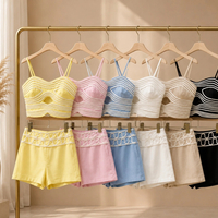 “ Summer Glow” yellow – топ и къси панталони