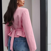 “Mona” Елегантно сако с връзка на гърб