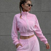 Velour Touch Set Pink – спортен екип от мек велур