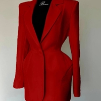 “Scarlet” Power Blazer Dress