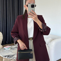 Tailored Blazer burgundy – Издължено  сако