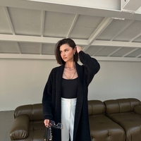 “ Soft Elegance “ black - дълга жилетка