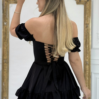 Рокля “Барби” – корсетна елегантност Black