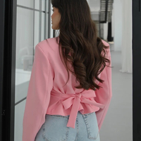 “Mona” Елегантно сако с връзка на гърб