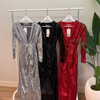 Блестяща вечерна рокля „Diva“ Red