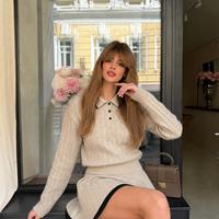 “ Soft Chic” Beige - Комплект пуловер и пола