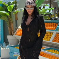 Oceana Backless – дълга плажна рокля black